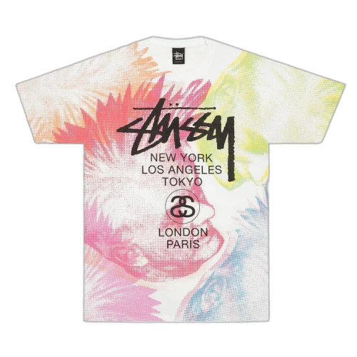 Stussy Punk Heads Tee 'White'