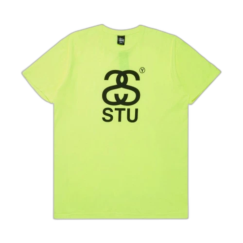 Stussy SS Stu Tee 'Neon Yellow'