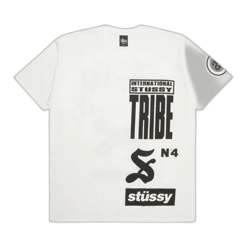 Stussy Tribe Stack Tee 'White'