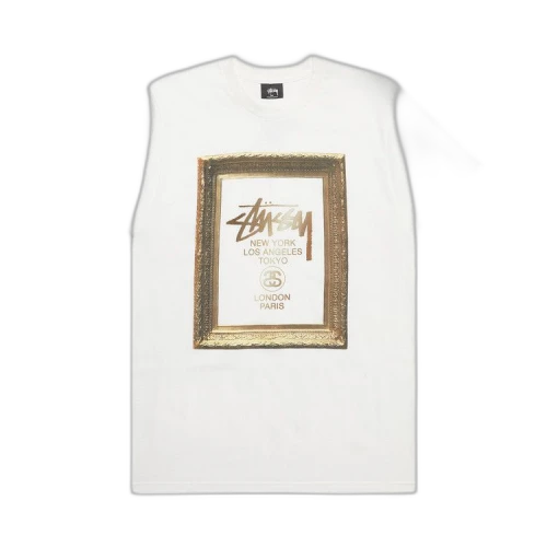 Stussy World Tour Frame Tee 'White'