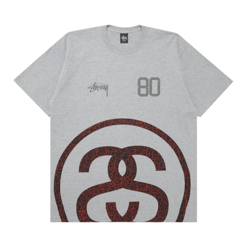 Stussy Elephant Link Tee 'Grey Heather'