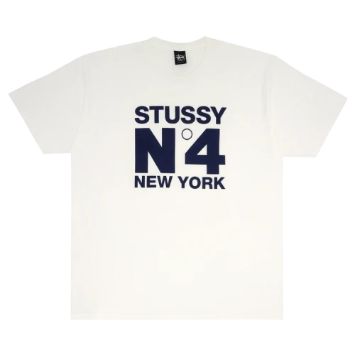 Stussy No.4 New York Tee 'White'