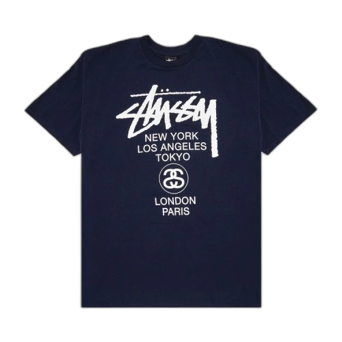Stussy World Tour Tee 'Navy'