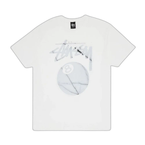 Stussy 8 Ball Marble Tee 'White'