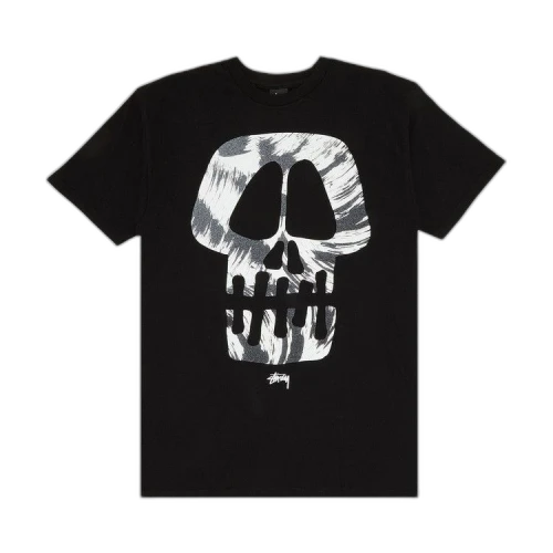 Stussy Brush Skull Tee 'Black'