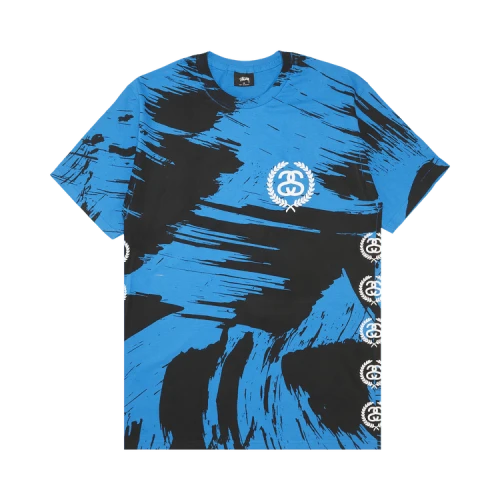 Stussy Painted Tee 'Marina Blue'