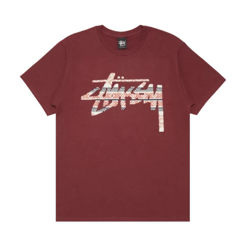 Stussy Stock Knit Tee 'Wine'