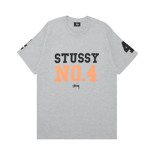 Stussy Athletic No. 4 Tee 'Grey Heather'