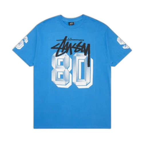 Stussy Stock Dot 80 Tee 'Marina Blue'