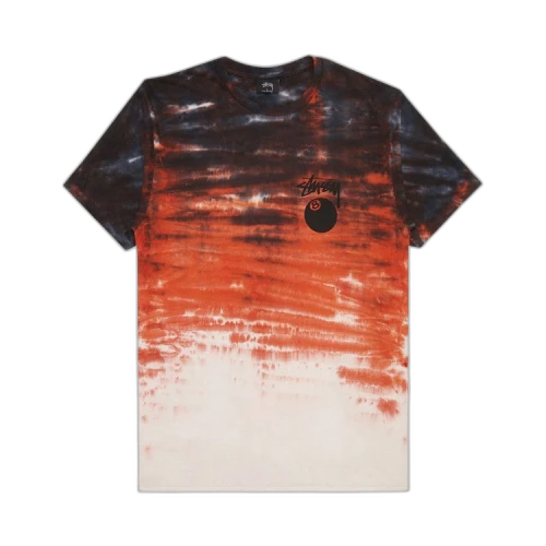 Stussy 8 Ball Tie Dye Tee 'Red'
