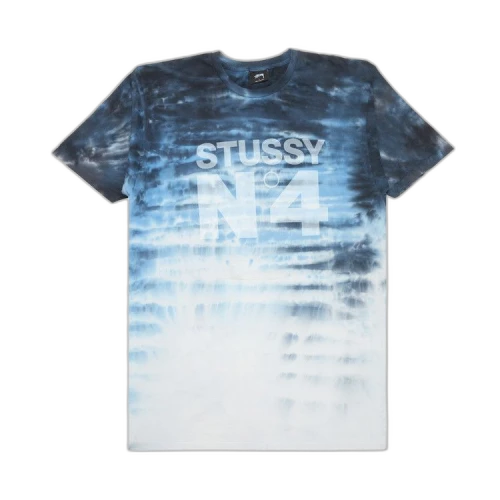 Stussy No.4 Tie Dye Tee 'Blue'
