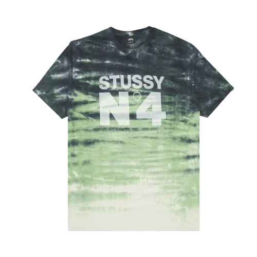Stussy No.4 Tie Dye Tee 'Green'