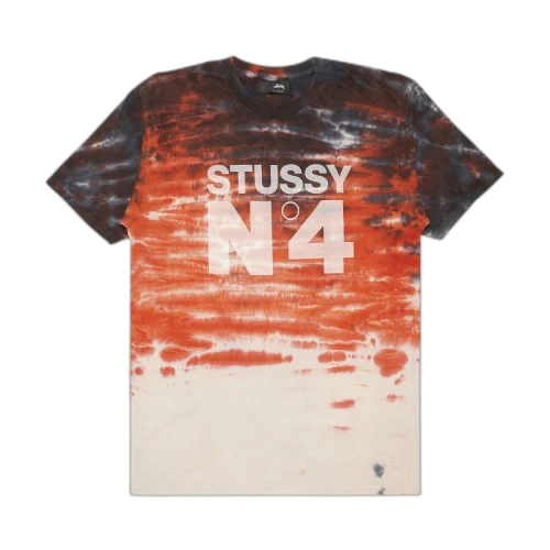 Stussy No.4 Tie Dye Tee 'Red'