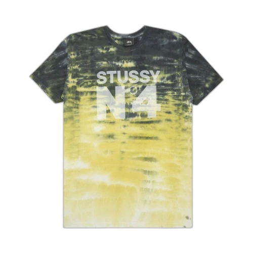 Stussy No.4 Tie Dye Tee 'Yellow'