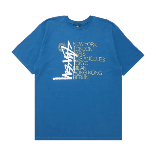 Stussy Buana Stack Tee 'Blue'