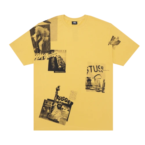 Stussy Photographed Tee 'Yellow'