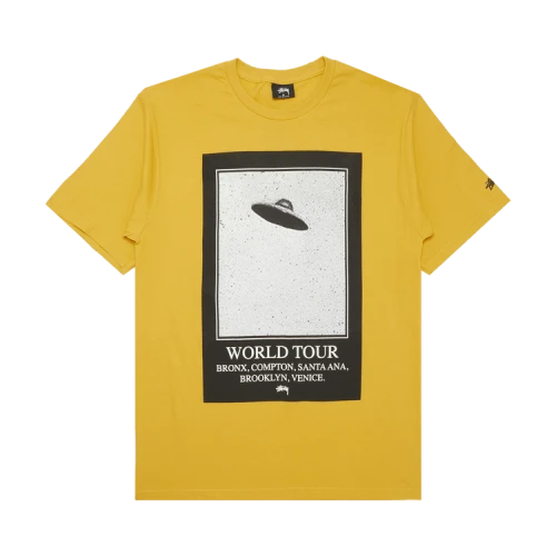 Stussy Unidentified WT Tee 'Mustard'