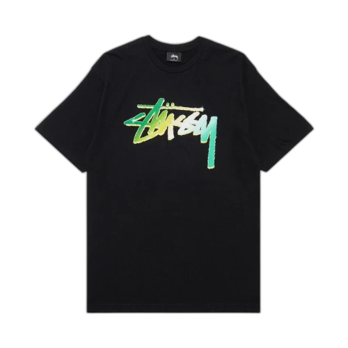Stussy Chrome Stock Tee 'Black'