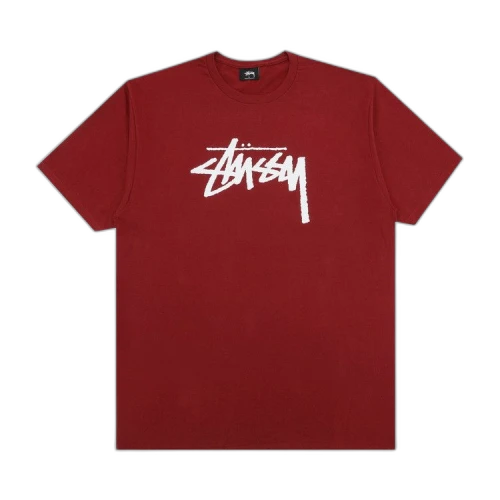 Stussy Stock Tee 'Dark Red'