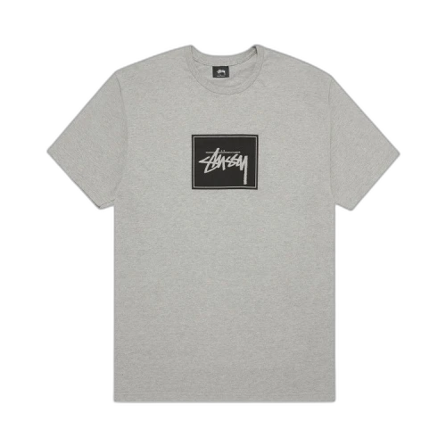 Stussy Stock Box Tee 'Grey'