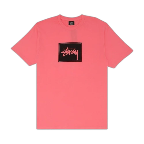 Stussy Stock Box Tee 'Pink'