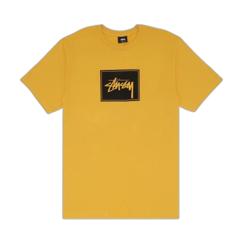Stussy Stock Box Tee 'Yellow'