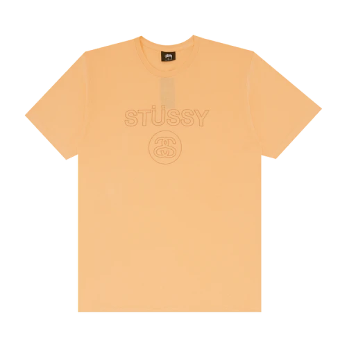 Stussy Link EMB. Tee 'Peach'