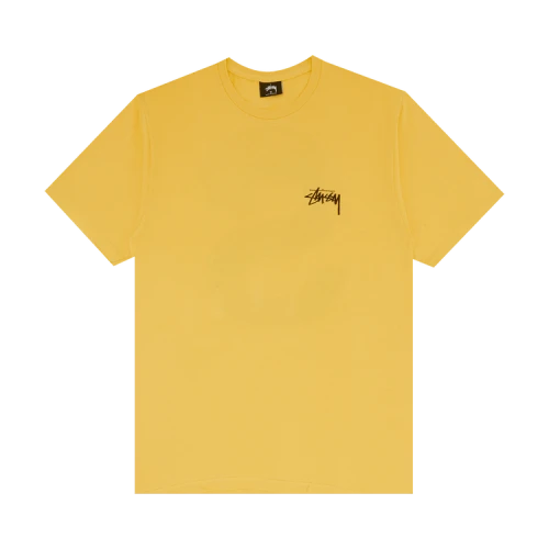 Stussy Tidal S Tee 'Faded Yellow'