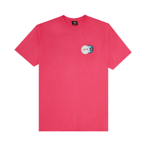 Stussy Double Dot Tee 'Pink'