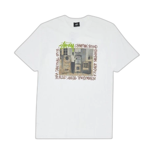 Stussy Kingston Crew Tee 'White'