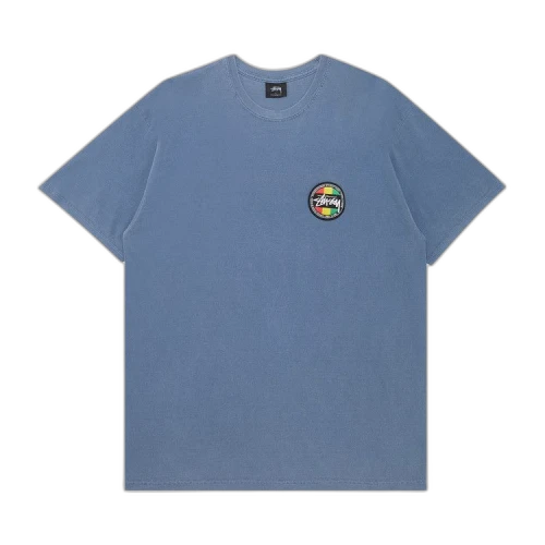 Stussy Reggae Dot Pigment Dyed Tee 'Navy'