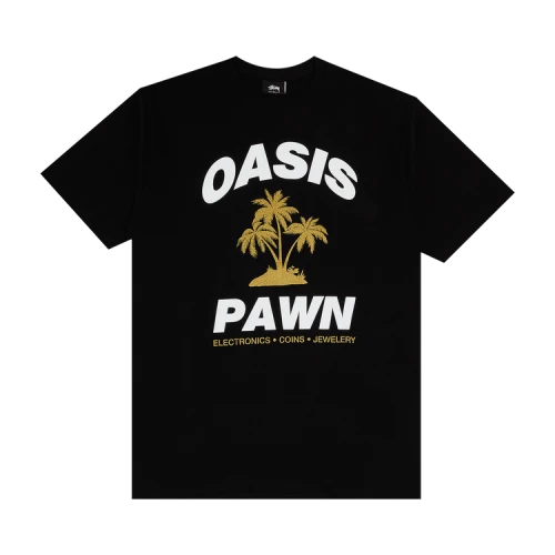 Stussy Oasis Pawn Tee 'Black'