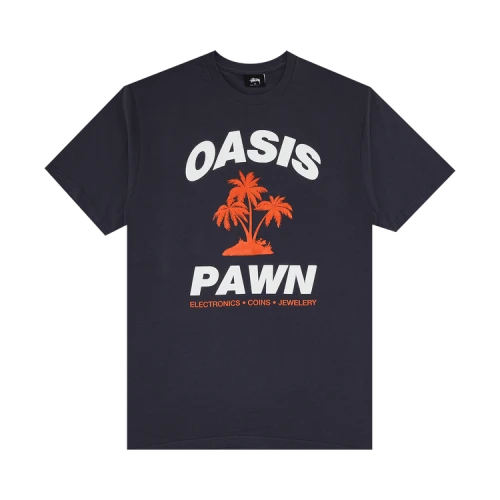Stussy Oasis Pawn Tee 'Midnight'