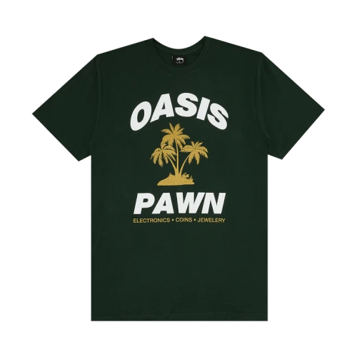 Stussy Oasis Pawn Tee 'Pine'