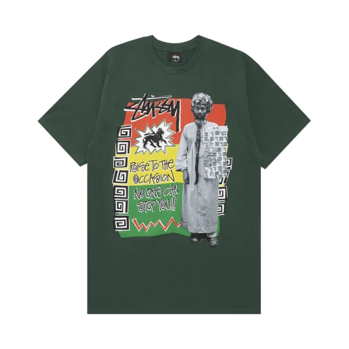 Stussy Rastafari Tee 'Pine'