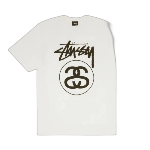 Stussy Stock Link Tee 'White'