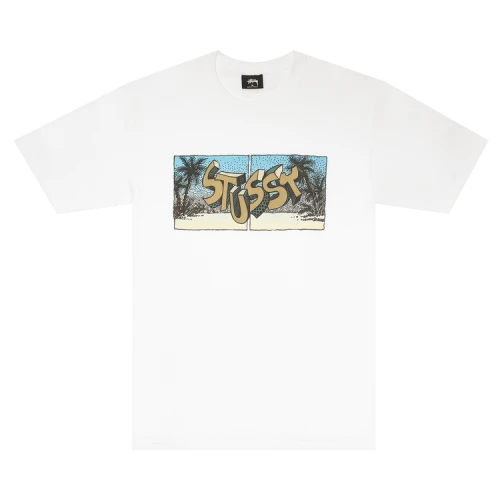 Stussy Stranded Tee 'White'