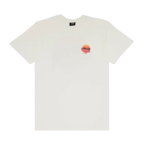 Stussy Sunset Dot Pigment Dyed Tee 'White'