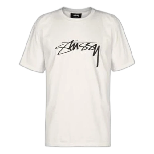 Stussy Stock Tee Classic Printing Short Sleeve Unisex White