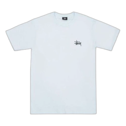 Stussy Basic Tee Classic Printing Short Sleeve Unisex Light Blue