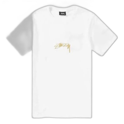Stussy Unisex Smooth Stock Embroidery Logo White