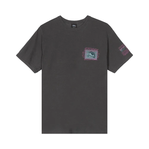 Stussy Stone Love Pigment Dyed Tee 'Black'