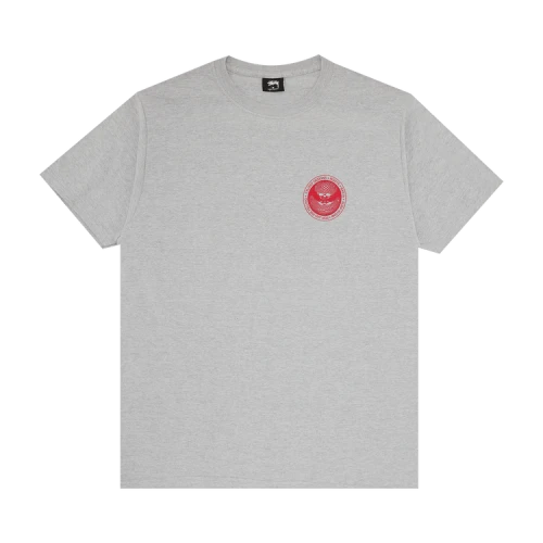 Stussy Skull Dot Tee 'Ash Heather'