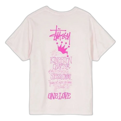 Stussy Kingston Tee Short Sleeve Unisex Pink