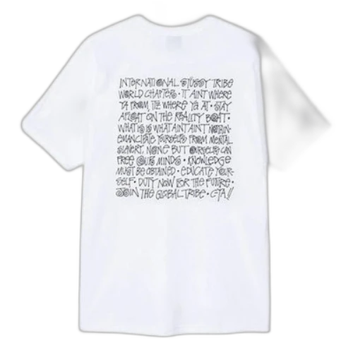 Stussy Say It Loud Logo Short Sleeve Unisex White