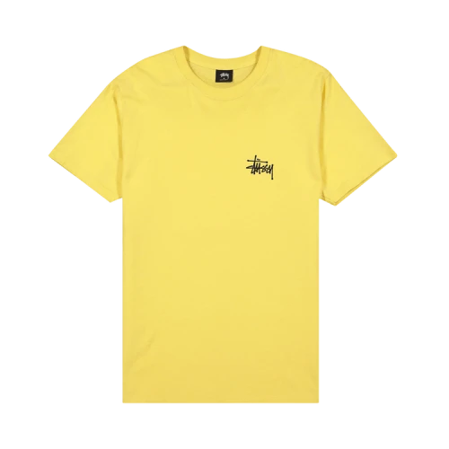 Stussy Basic Tee 'Yellow'