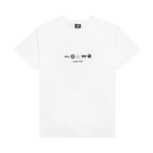 Stussy Global Design Corporate Tee 'White'