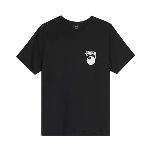 Stussy 8 Ball Pigment Dyed Tee 'Black'