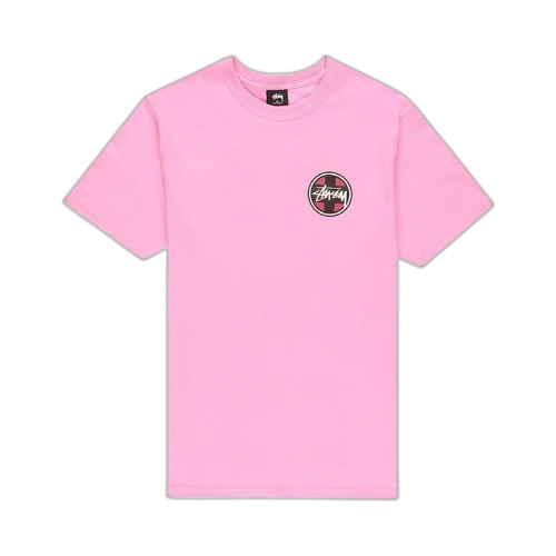 Stussy Cross Dot Tee 'Pink'