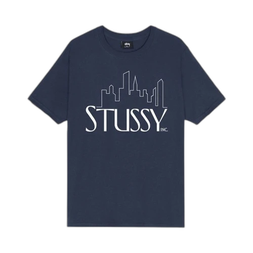 Stussy Skyline Tee 'Navy'